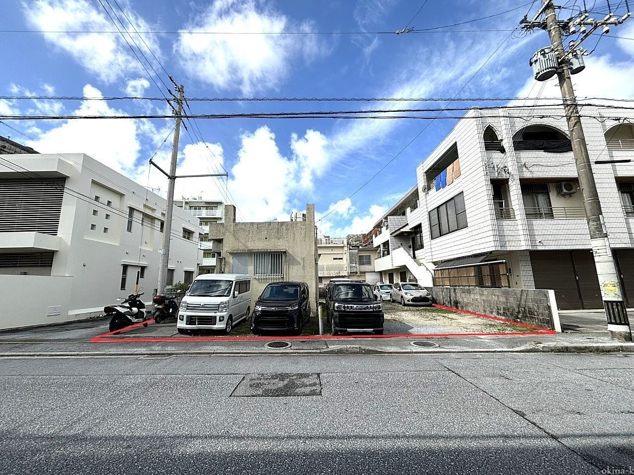 宅地　売地　那覇市　那覇市寄宮　寄宮　三原大石通り　アパート用地　住宅用地