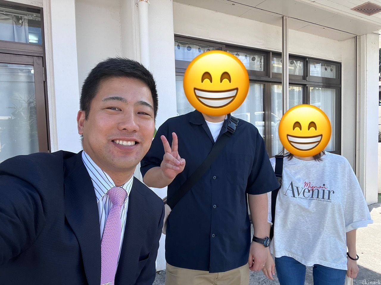 ※ご本人に了承を得ております。 不動産売買,物件引渡,中古マンション,沖縄県沖縄市,引渡し