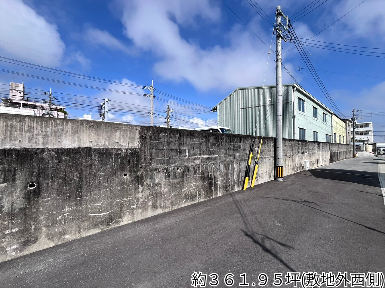 敷地外「西側」の写真